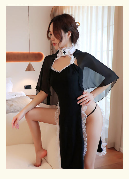 5Pcs Wholesale Sexy Nun Costume for Role-playing